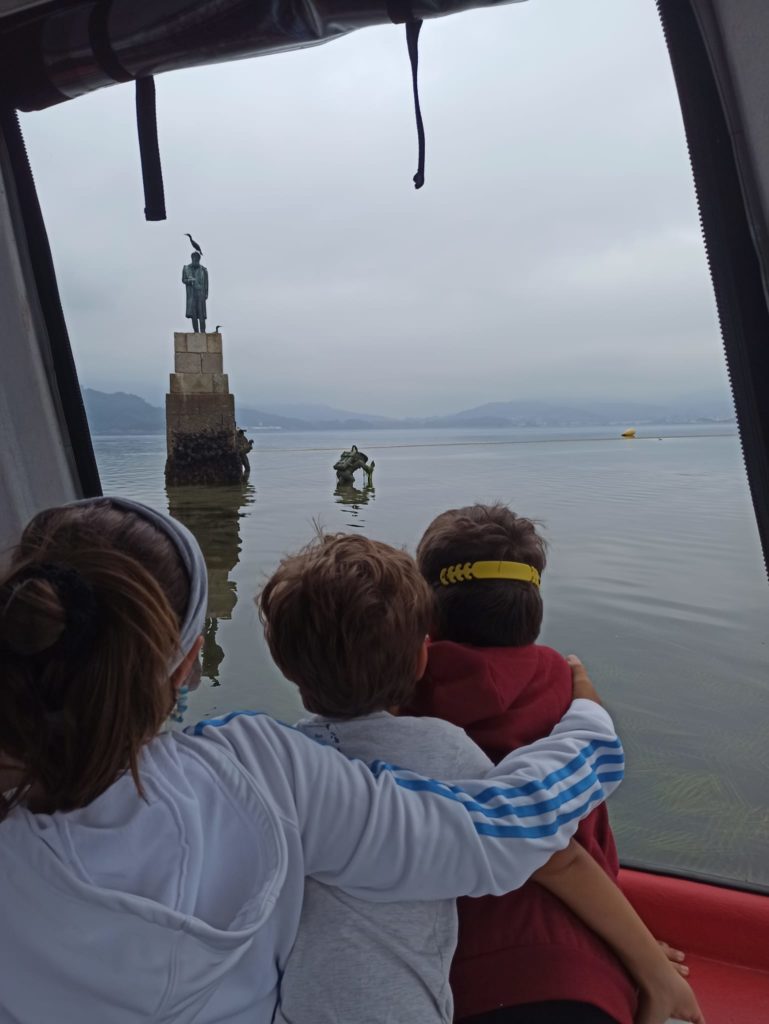 ruta guiada en barco por la ría de Vigo